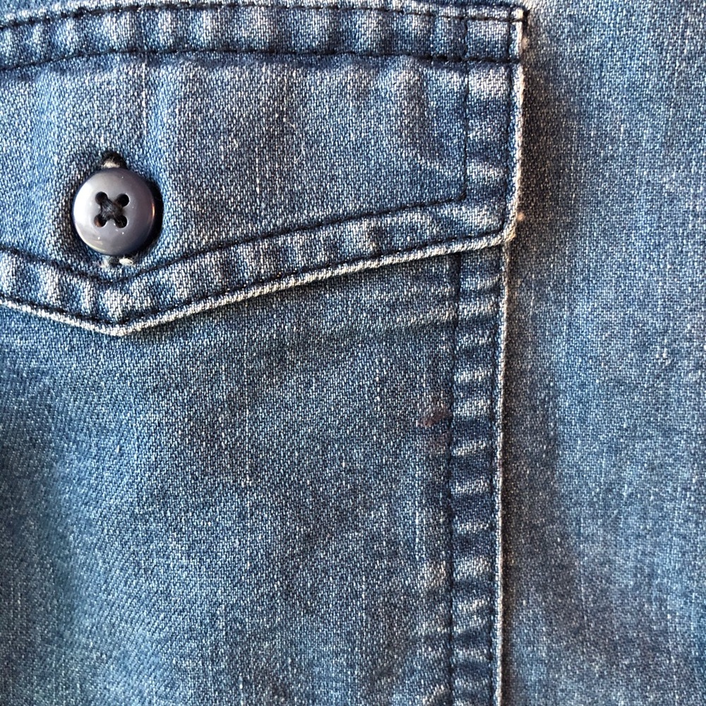 Denim button up - Picture 2 of 3
